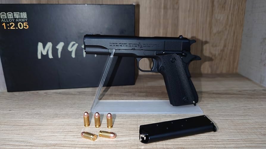Amazon | 1/2スケール ミニチュアモデルガン M1911 ガバメント